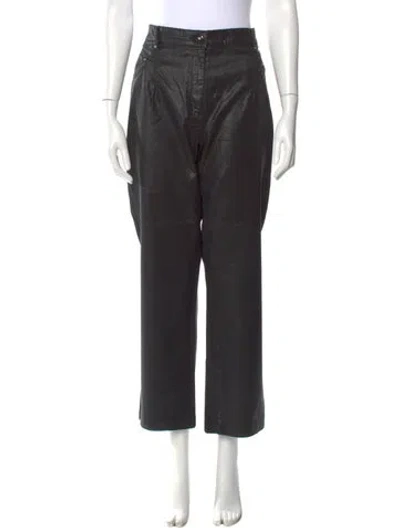 Pre-owned Marina Rinaldi Wide Leg Pants In Grey
