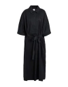 Marina Rinaldi Woman Maxi Dress Black Size 16 Cotton, Elastomultiester In Black