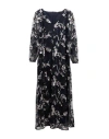 Marina Rinaldi Woman Maxi Dress Navy Size 16 Polyester In Navy