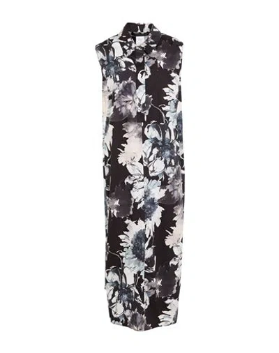 Marina Rinaldi Woman Midi Dress Black Size 18 Cotton