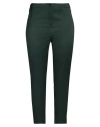Marina Rinaldi Woman Pants Dark Green Size 12 Cotton, Elastomultiester In Green