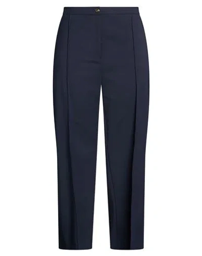 Marina Rinaldi Woman Pants Midnight Blue Size 16 Cotton, Polyamide, Elastane