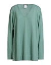 Marina Rinaldi Woman Sweater Green Size Xl Virgin Wool