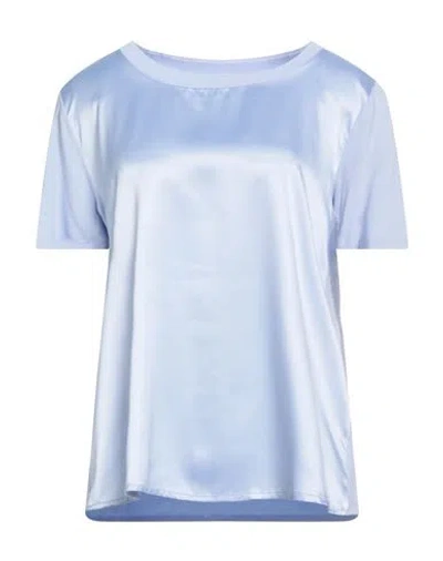 MARINA RINALDI MARINA RINALDI WOMAN TOP LILAC SIZE S POLYESTER, ELASTANE, VISCOSE