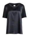 Marina Rinaldi Woman Top Midnight Blue Size M Polyester, Elastane, Viscose In Blue