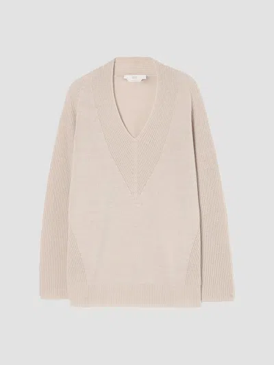 Marina Rinaldi Women's Blown Wool Blend Sweater In Turtle Dove