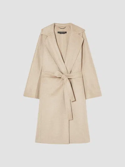 Marina Rinaldi Women's Double Sided Pure Cashmere Coat In Neutral