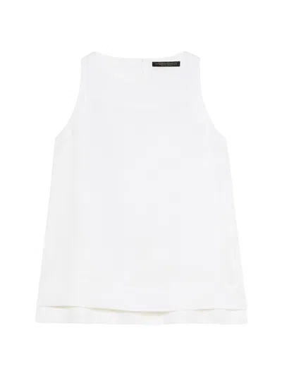 Marina Rinaldi Women's Linen Canvas Top In Gray
