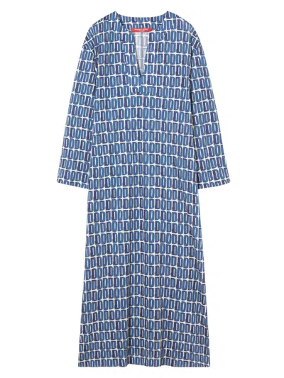 Marina Rinaldi Women's Long Printed Jersey Dress