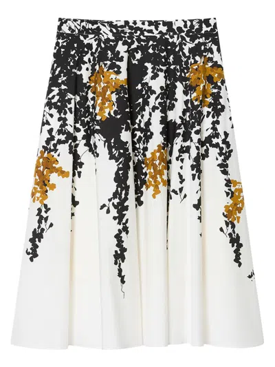 Marina Rinaldi Women's Poplin Print Dress In White