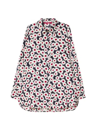 Marina Rinaldi Women's Printed Twill Shirt In Multi