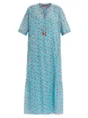 MARINA RINALDI WOMEN'S TIMOR 2-PIECE PAISLEY COTTON MUSLIN SLIP & MAXI DRESS