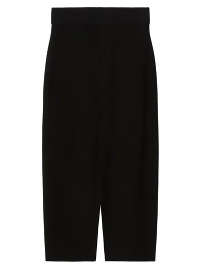 Marina Rinaldi Women's Viscose Knit Trousers In Black