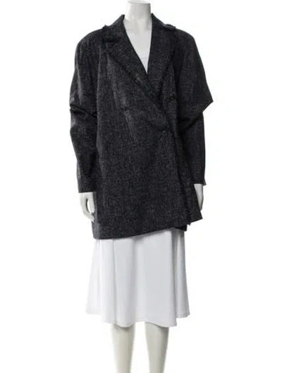 Pre-owned Marina Rinaldi Wool Blazer In Blue