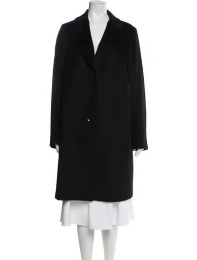 Pre-owned Marina Rinaldi Wool Coat In Black