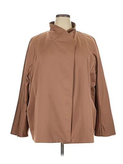 Pre-owned Marina Rinaldi Wool Coat In Brown