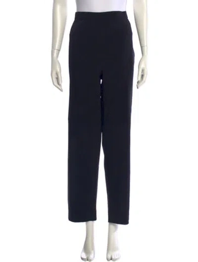 Pre-owned Marina Rinaldi Wool Straight Leg Pants In Blue