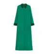 Marina Rinaldi X Dima Ayad Uranio Maxi Shirt Dress In Green
