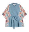 Marina Rinaldi X Maccapani Cotton Printed Astro Blouse