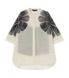 Marina Rinaldi X Maccapani Cotton-silk Daisy Blouse