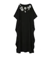 Marina Rinaldi X Zuhair Murad Embellished Kaftan Gown In Black
