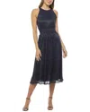 Marina Smocked Waist Dress In Blue