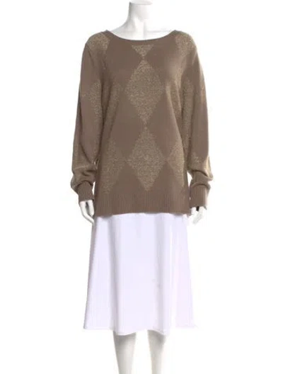 Pre-owned Marina Sport Aquile Virgin Wool Sweater
