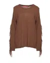 Marina Sport By Marina Rinaldi Sweaters In Camel