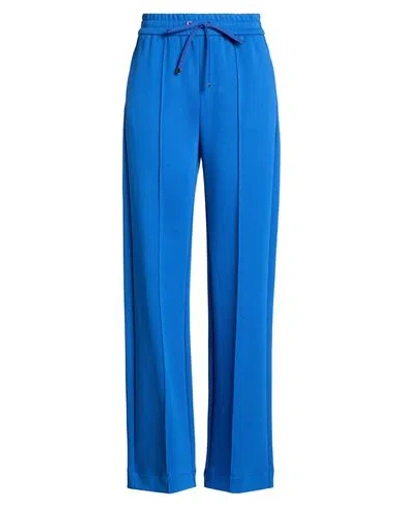 Marina Sport By Marina Rinaldi Woman Pants Blue Size Xl Cotton, Polyester