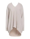 Marina Sport By Marina Rinaldi Woman Sweater Light Grey Size M Virgin Wool, Acrylic In Gray
