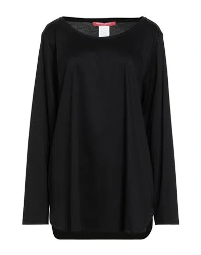 Marina Sport By Marina Rinaldi Woman T-shirt Black Size Xxl Cotton
