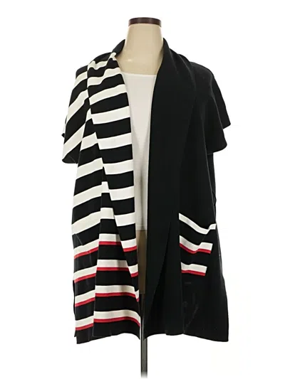 Pre-owned Marina Sport Cardigan Sweater In Black