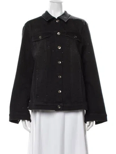 Pre-owned Marina Sport Denim Jacket In Black
