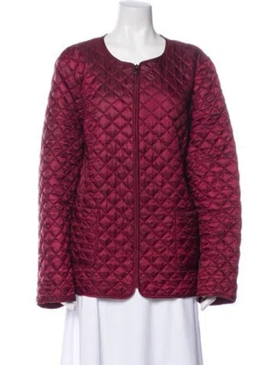 Pre-owned Marina Sport Evening Jacket In Burgundy