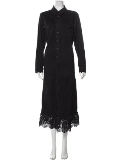Pre-owned Marina Sport Long Dress In Black