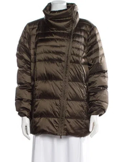 Pre-owned Marina Sport Nylon Down Jacket In Brown