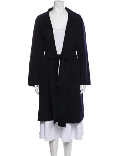 Pre-owned Marina Sport Trench Coat In Blue