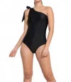 Marina West Swim Off Shoulder One Piece In Black In Black