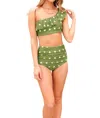Marina West Swim Polka Dot Oasis Swimsuit Bottoms In Green In Green