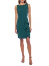 Marina Sleeveless Solid Midi Dress In Green