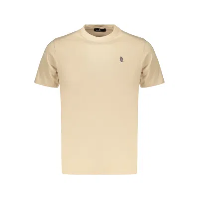 Marina Yachting Beige Cotton Men's T-shirt In Neutral