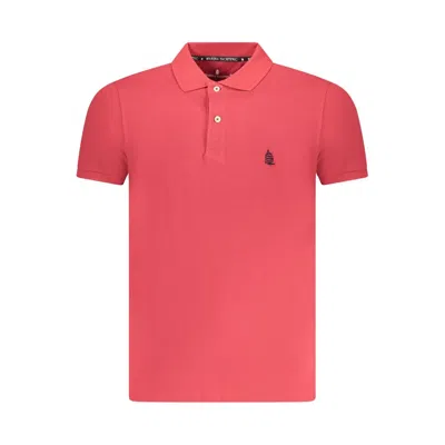 Marina Yachting Red Cotton Men Polo Shirt