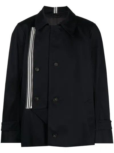 Marina Yee Asymmetric Cotton Jacket In Black