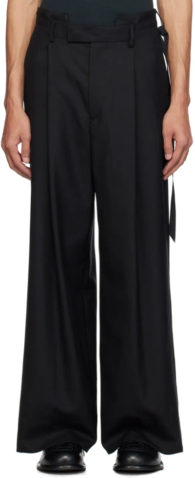 Marina Yee Black Wide-leg Trousers