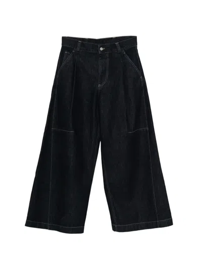 Marina Yee Dean Julius Pleated Jeans In Blue