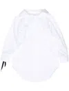 Marina Yee Draped Cotton-poplin Shirt In White