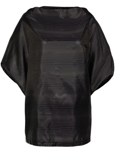 Marina Yee Flat Circle Blouse In Blue