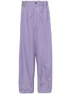 Marina Yee Jim Striped Trousers In 蓝色