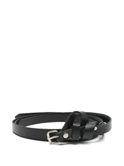 Marina Yee Origami 15mm Belt In Black
