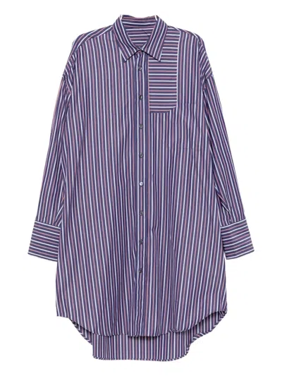 Marina Yee Striped Shirt In Blue